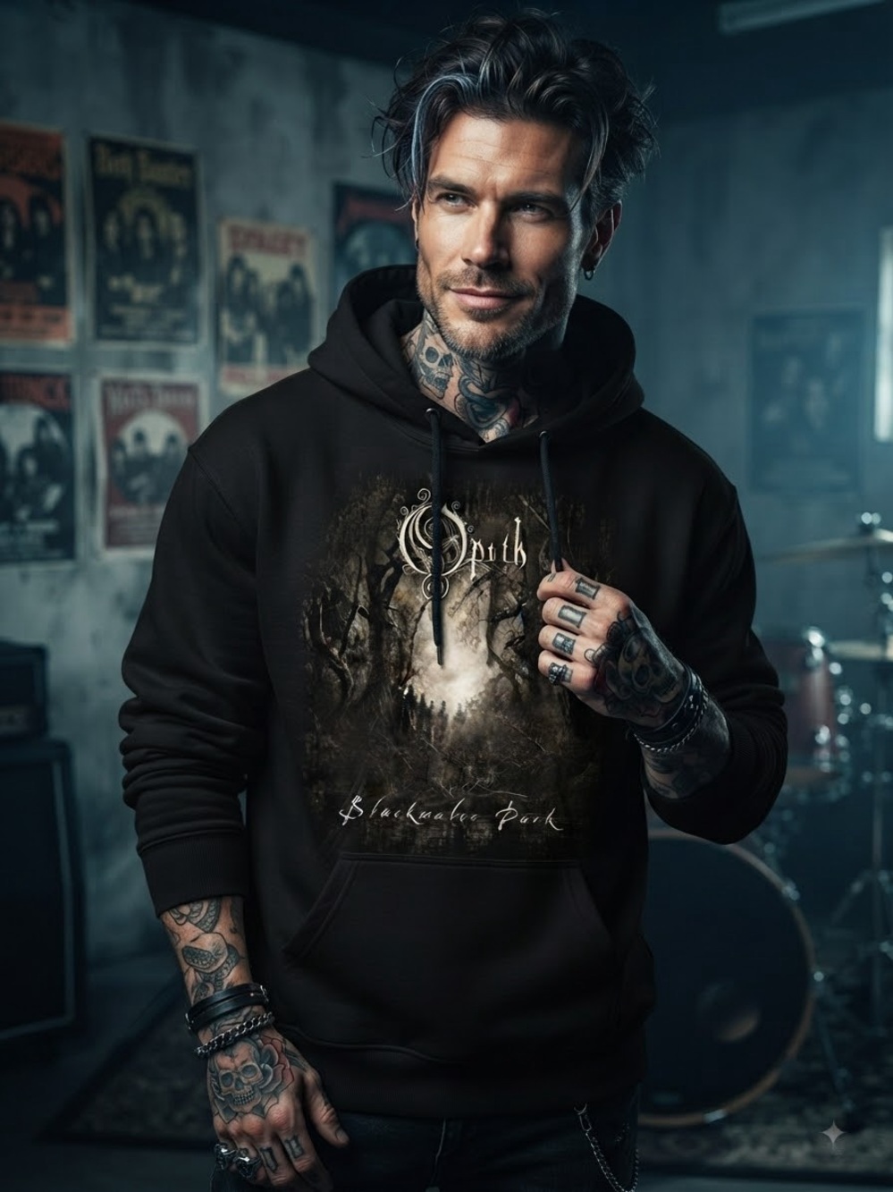 Opeth Blackwatter Park. Progressive Death Metal Hoodies Cotton Streetwear Hooded